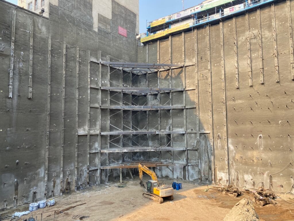 Nailing guard structure