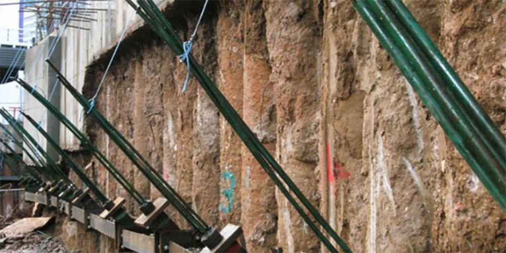 اجرای سازه نگهبان انکراژ