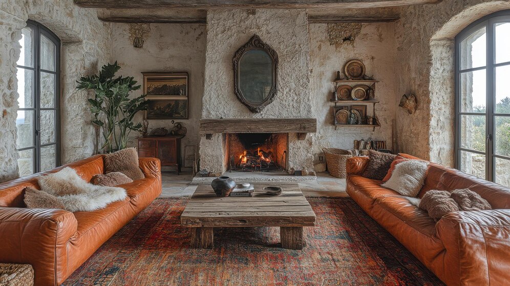 طراحی داخلی روستیک