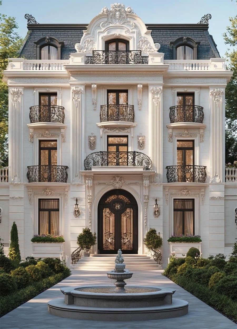 طراحی نمای رومی