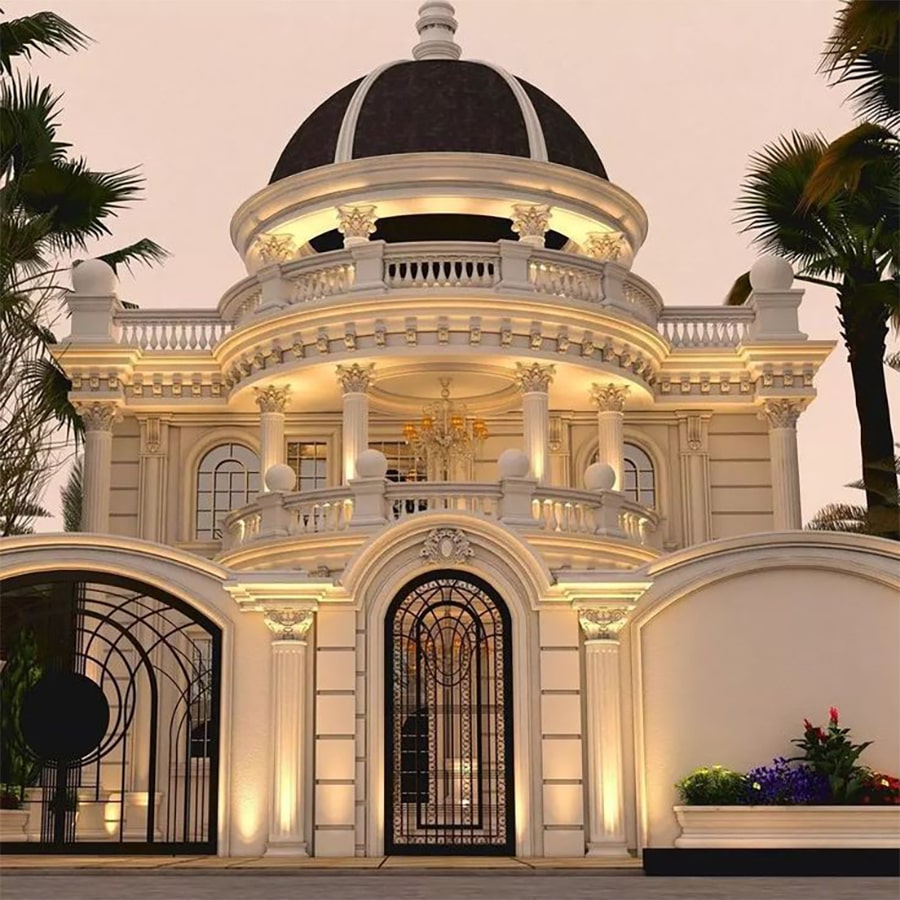 طراحی نمای رومی