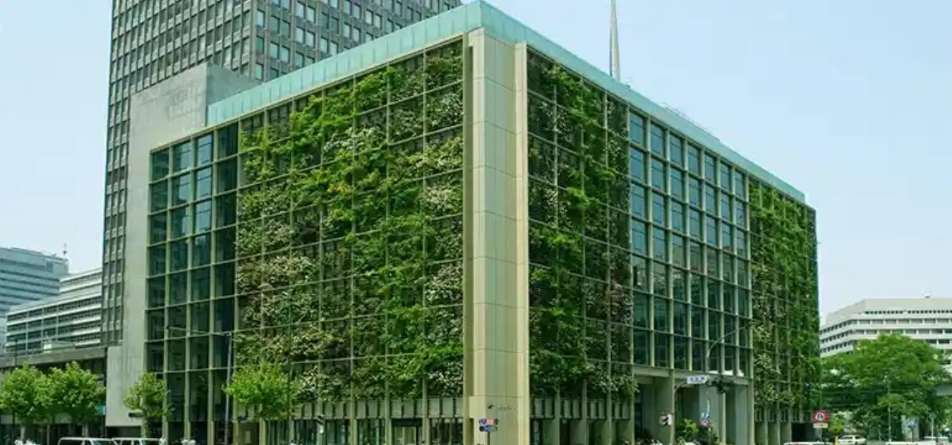 طراحی نمای سبز ساختمان