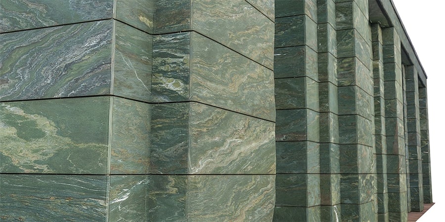 طراحی نمای سنگ