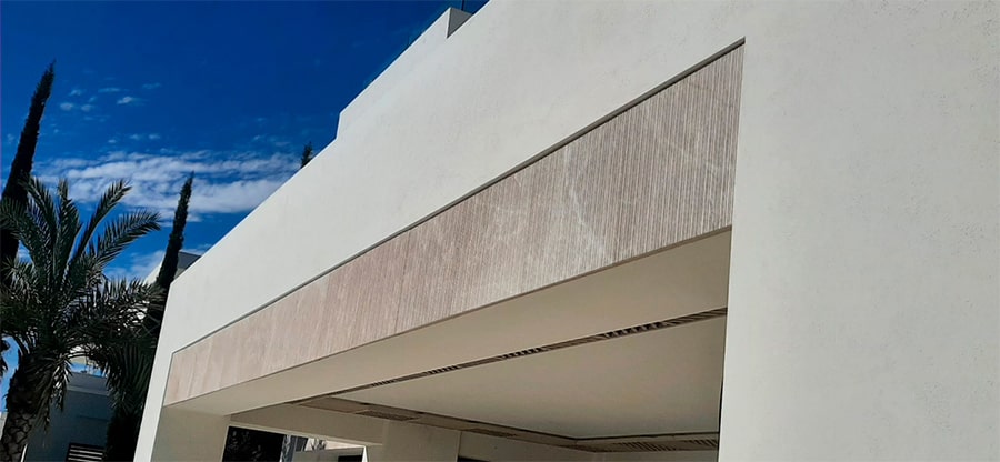 طراحی نمای سیمانی