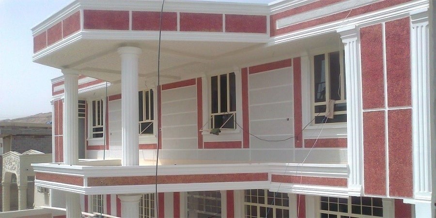 طراحی نمای سیمانی