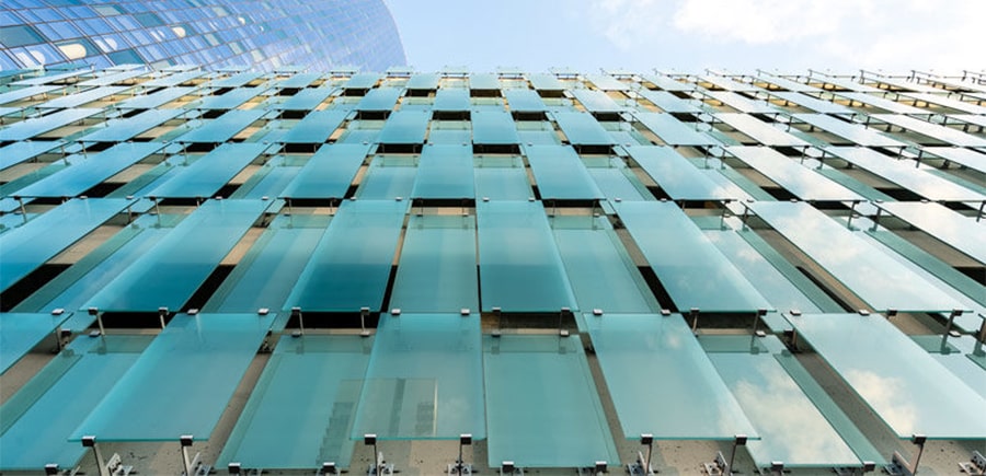 طراحی نمای شیشه ای