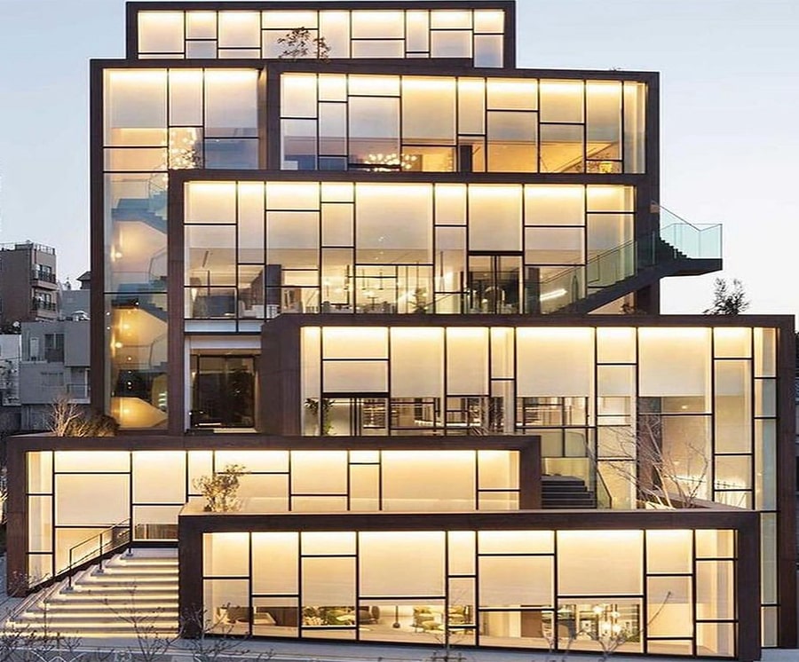 طراحی نمای مدرن ساختمان