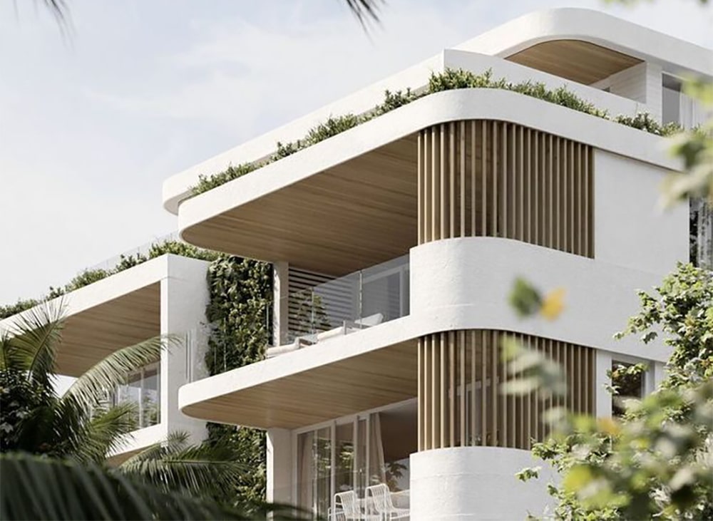 طراحی نمای چوبی