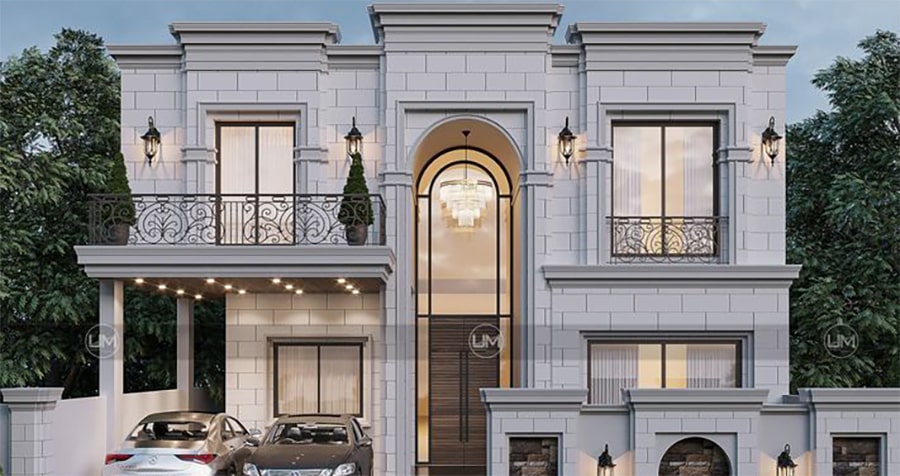 طراحی نمای کلاسیک