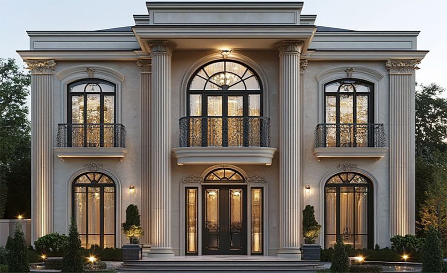 طراحی نمای کلاسیک