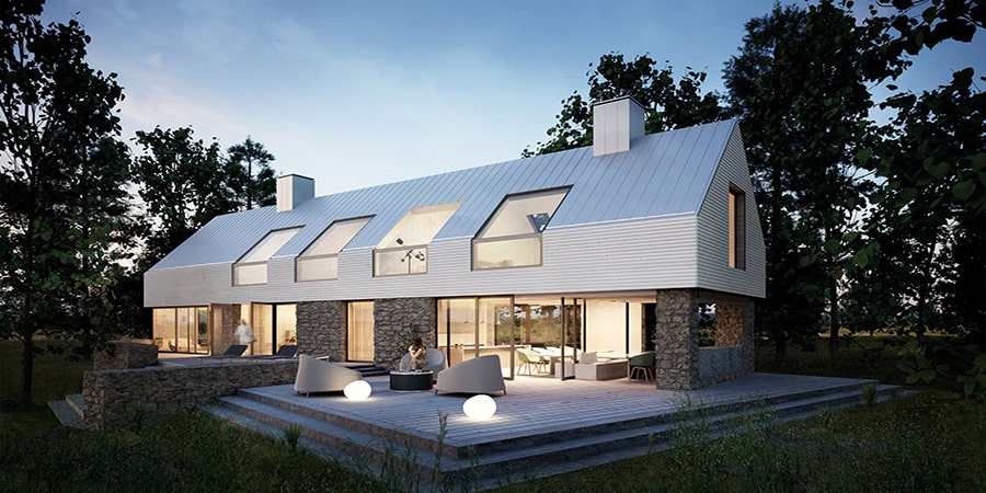 طراحی ویلا تلفیقی