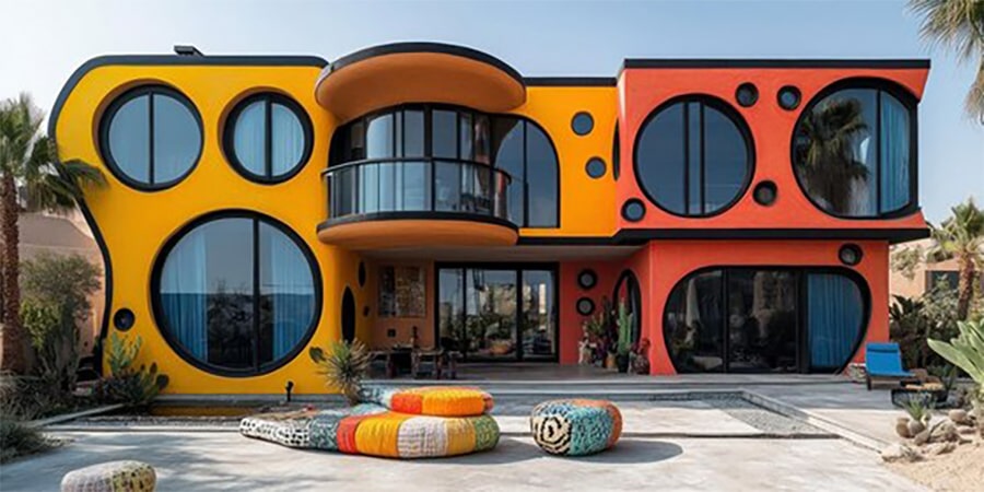 طراحی ویلا پست مدرن